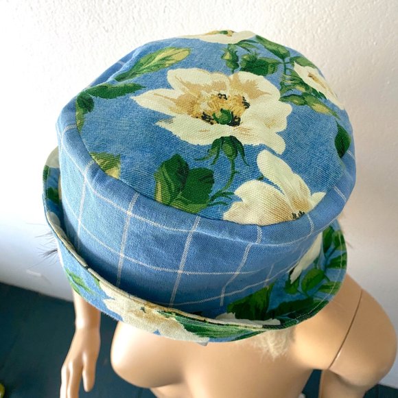 Colorful Bucket Hat Mixed Print Hat Floral Hat Summer Hat Hippie Boho Festival - Picture 5 of 9